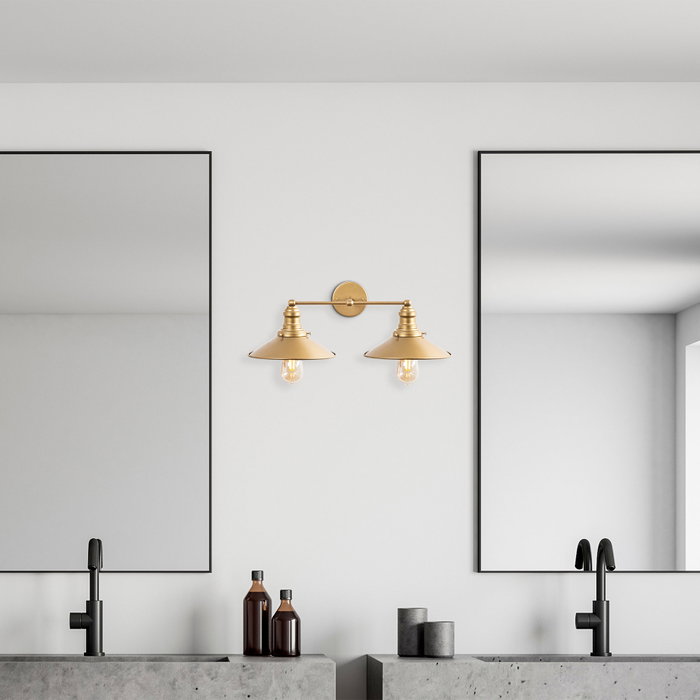 Opviq Conical - 12191 Lámpara de pared dorada Opviq Conical - 12191 Lámpara de pared dorada